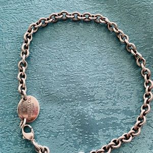 Tiffany & Co Oval Tag Necklace